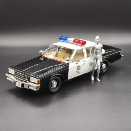 Chevrolet Caprice Police Car With T-1000 Figure 1987 Terminator 2 - Judgment Day 1:18