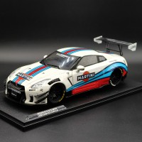 Nissan Skyline GT-R R35 LBWK Body Kit Type 2 Martini 1:18