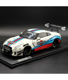 Nissan Skyline GT-R R35 LBWK Body Kit Type 2 Martini 1:18