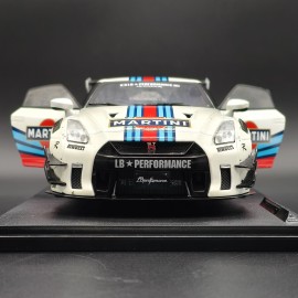 Nissan Skyline GT-R R35 LBWK Body Kit Type 2 Martini 1:18