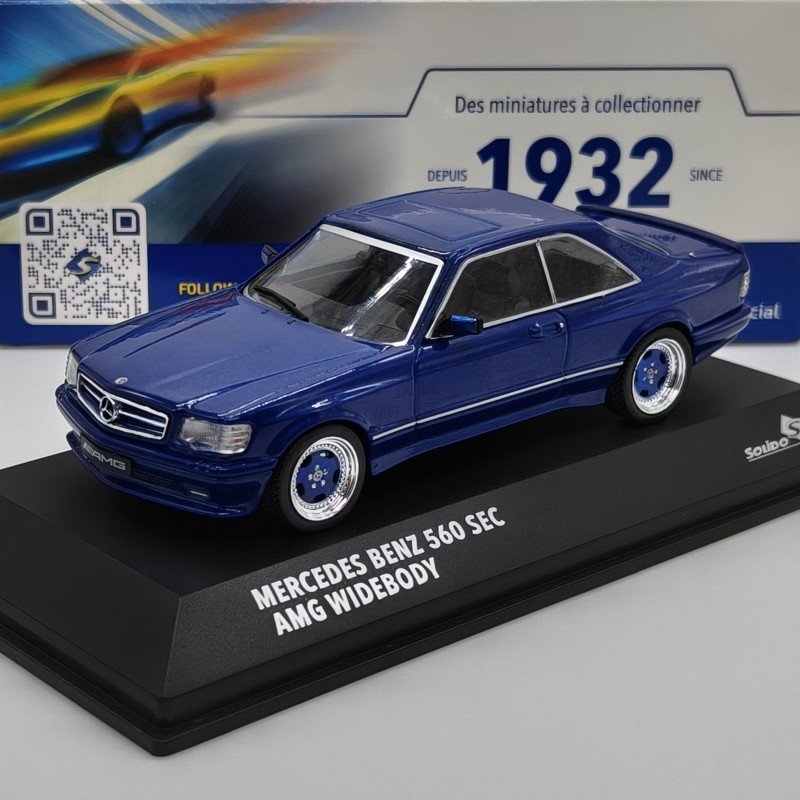Mercedes 560 SEC W126 S-Class AMG Widebody 1:43
