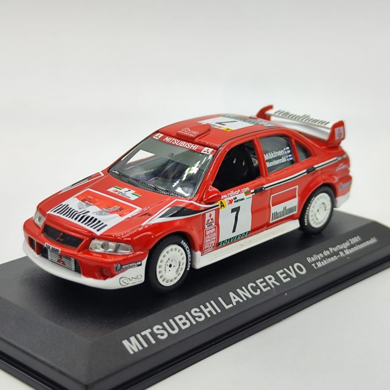 Mitsubishi Lancer Evo Rallye De Portugal 2001 T. Makinen - R. Mannisenmaki 1:43