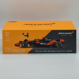 McLaren MCL38 Mercedes L. Norris Miami 2024 1:24