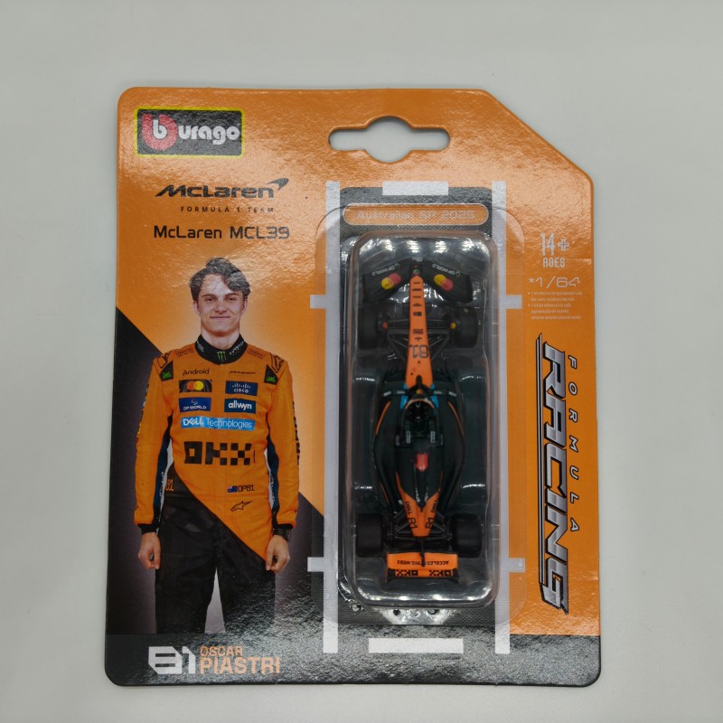 McLaren MCL39 Mercedes O. Piastri 2025 1:64