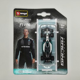 Mercedes W16 G. Russel 2025 1:64