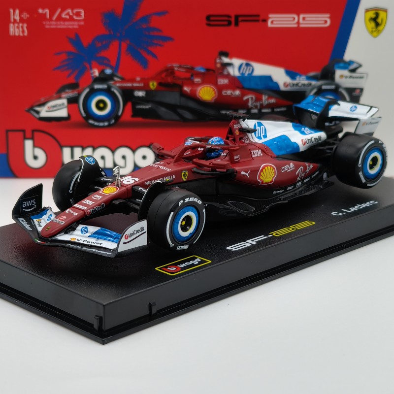 Ferrari SF25 C. Leclerc Miami 2025 1:43
