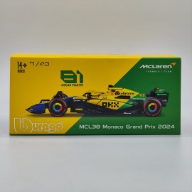 McLaren MCL38 Mercedes O. Piastri 2024 Monaco Special 1:43