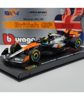 McLaren MCL39 Mercedes L. Norris British GP 2025 1:43