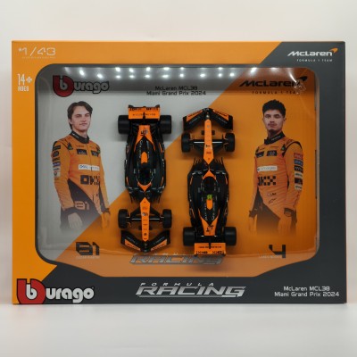 McLaren MCL38 Mercedes Miami 2024 Set 1:43