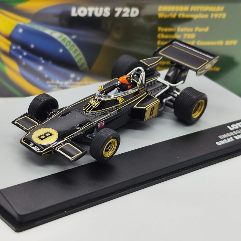 Lotus 72D Ford E. Fittipaldi 1972 1:43