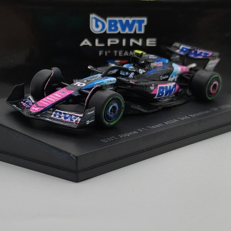 Alpine A524 Renault P. Gasly Brazil 2024 1:64