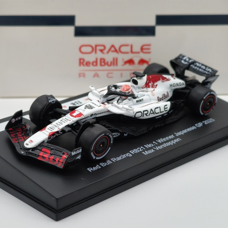 Red Bull RB21 Honda M. Verstappen Japan 2025 1:64