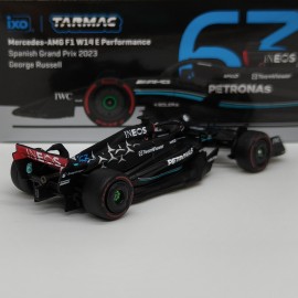 Mercedes W14 G. Russel Spain 2023 1:64