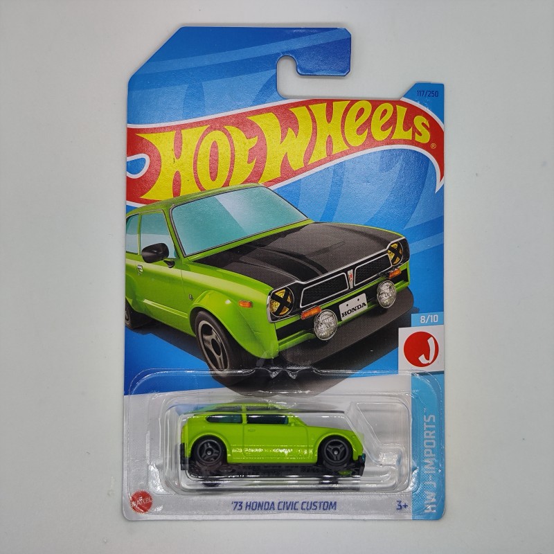 Honda 73 HONDA CIVIC CUSTOM Green 1:64