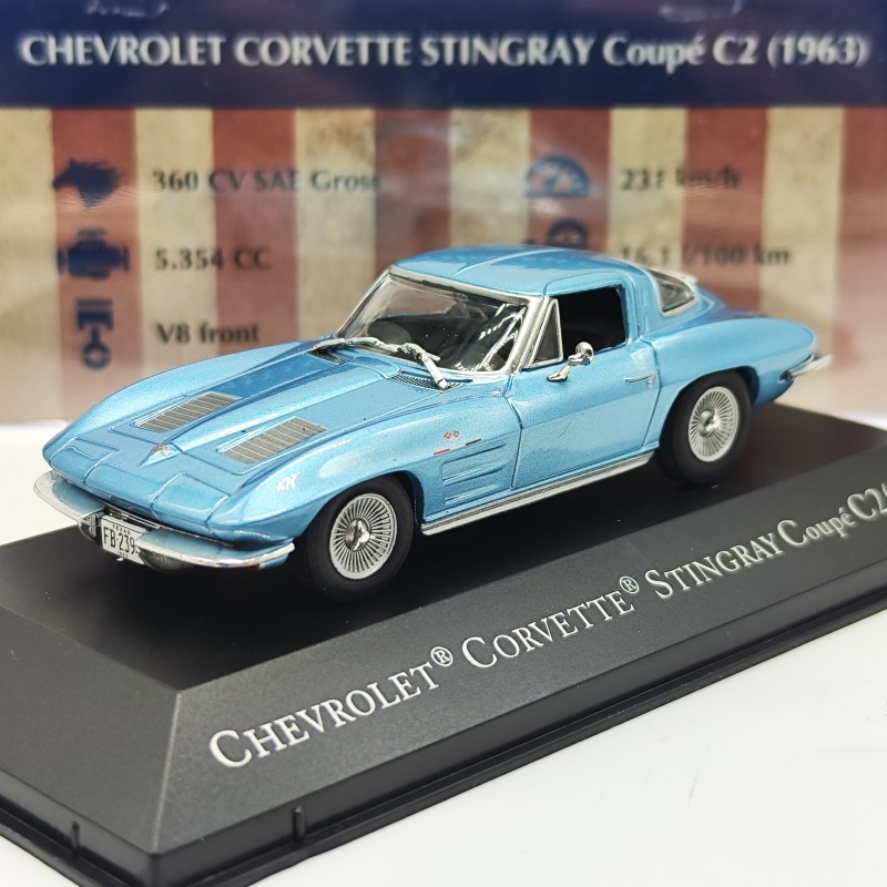 Chevrolet Corvette C2 Stingray Coupe 1963 1:43