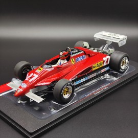 Ferrari 126 C2 G. Villeneuve Belgium 1982 1:18