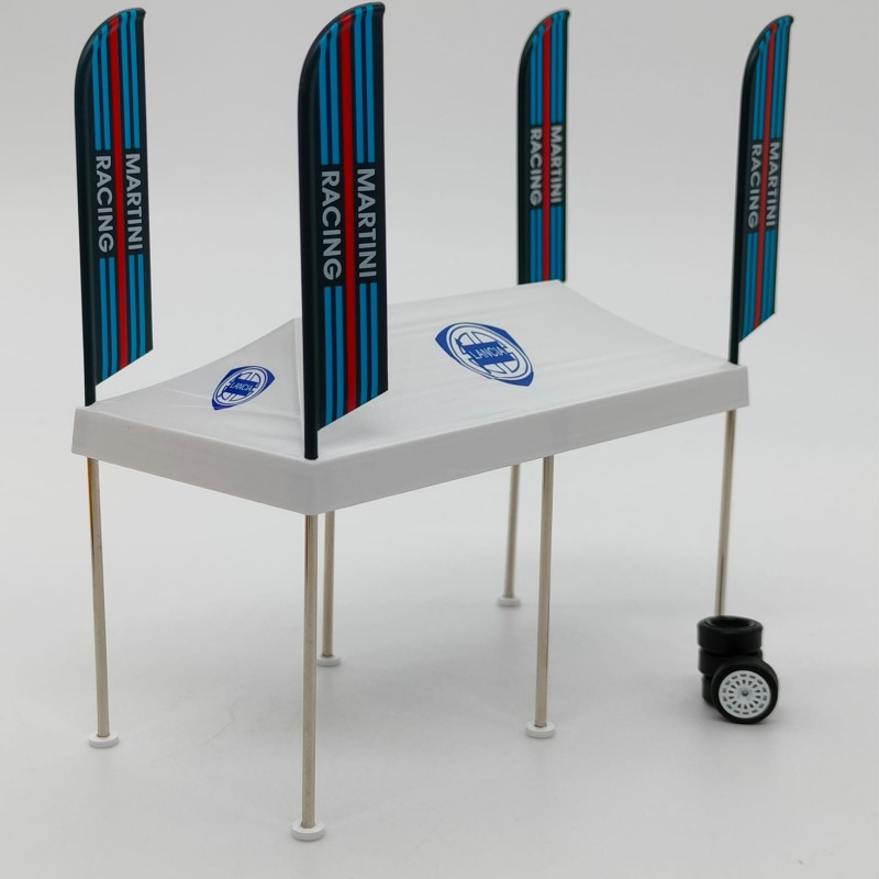 Martini Racing Paddock Service Tent Set 1:64