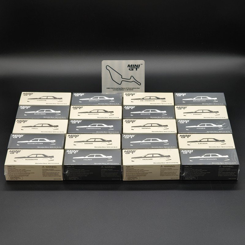Mercedes 190 E 2.3 W201 Nurburgring ROC 1984 Set 1:64