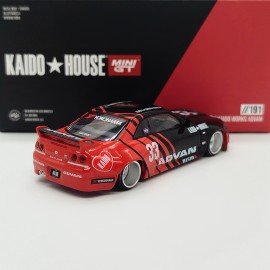 Nissan Skyline GT-R R33 Kaido Works Advan 1:64