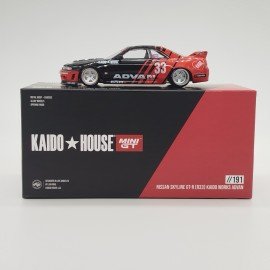 Nissan Skyline GT-R R33 Kaido Works Advan 1:64