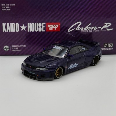 Nissan Skyline GT-R R33 Active Carbon R V2 1:64