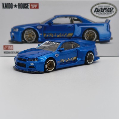 Nissan Skyline GT-R R34 Kaido Works Shinjuku V2 1:64