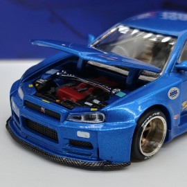 Nissan Skyline GT-R R34 Kaido Works Shinjuku V2 1:64