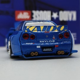 Nissan Skyline GT-R R34 Kaido Works Shinjuku V2 1:64