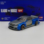 Nissan Skyline GT-R R34 Kaido Works Shinjuku V2 Chase Rare Version 1:64