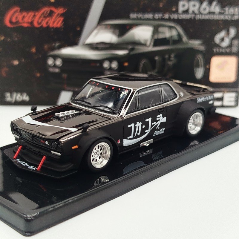 Nissan Skyline GT-R C10 V8 Drift Hakosuka JP Coca Cola 1:64