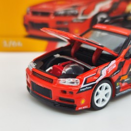 Nissan Skyline Stagea R34 Shell 1:64