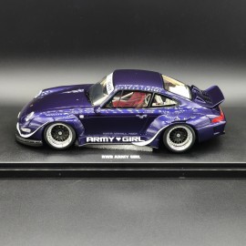 Porsche 911 RWB Army Girl 1:18