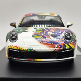 Porsche 911 Carrera 4S Flower Design 2019 (Limited 500) 1:18