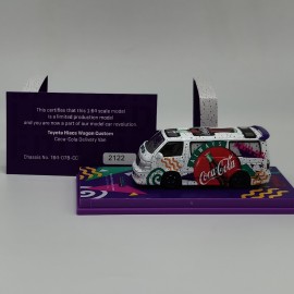 Toyota Hiace Wagon Custom Coca-Cola Delivery Van 1:64